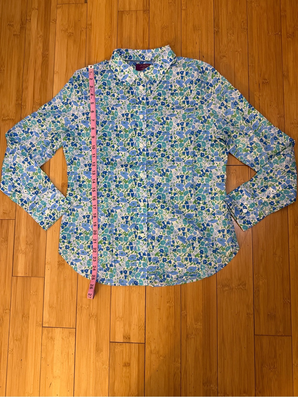 NWOT J. Crew Liberty Long Sleeve Floral Button Down Top Size 8 - Picture 14 of 16